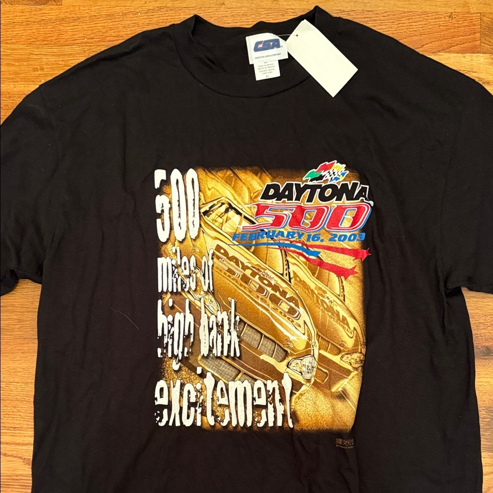 *NWT* Black Daytona 500 Graphic T-Shirt